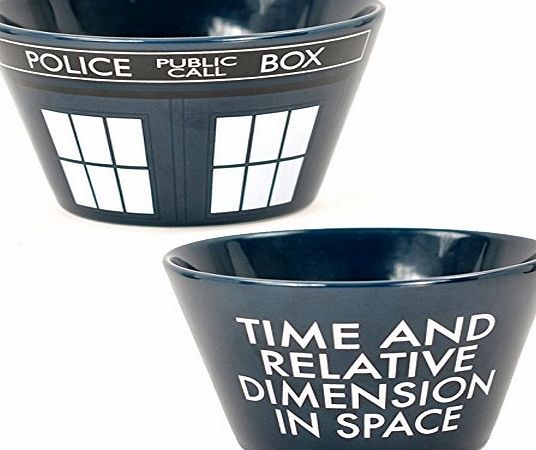 Dr Who Doctor Who Tardis Ceramic Bowl