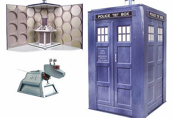 Dr Who Doctor Who TARDIS Collectible Set with K-9 Figure NEW