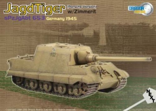 Dragon Armor 1:72 Scale Sd.Kfz.186 Jagdtiger (Porsche Version)- s.Pz.Jg.Abt 653- Germany 1945
