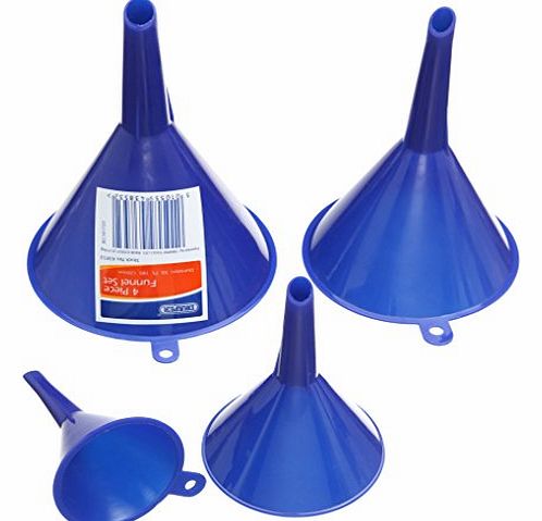 Draper 43853 4-Piece Funnel Set