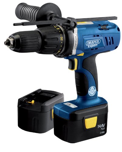 Expert 41408 14.4-Volt Cordless Combination Hammer Drill with 2 Batteries