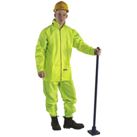 Expert Quality High Visibility 2 Piece Unisex Fitting Rain Suit - One Size