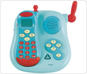 Phone and Answering Machine - Blue