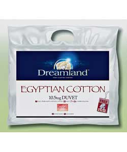 dreamland Egyptian Cotton 10.5 Tog Kingsize Duvet