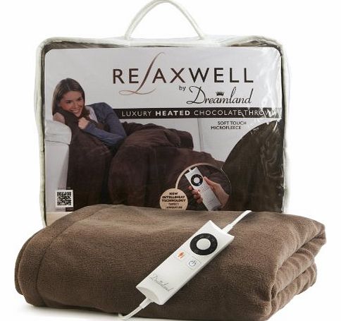Relaxwell by Dreamland Chocolate Heated Throw