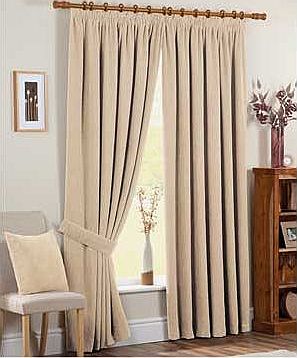 Chenille Spot Thermal Backed Curtains - 229 x