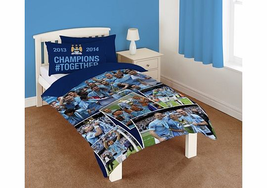 Manchester City Champions #Together Duvet
