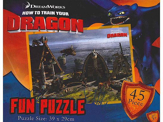 DreamWorks Dragons How to Train Your Dragon - Berk Village Jigsaw
