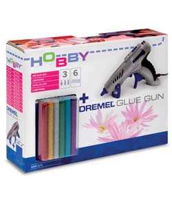 Dremel Hobby Glue Gun with Glittersticks