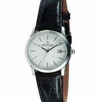 Dreyfuss and Co Mens Black Leather Strap Watch