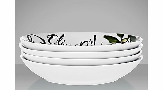 DRH Collection Rosanna Olive Oil Pasta Bowls,