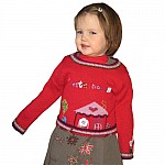 Dribblebuster at notonthehighstreet.com Pretty House Appliqued and Embroidered Jumpers