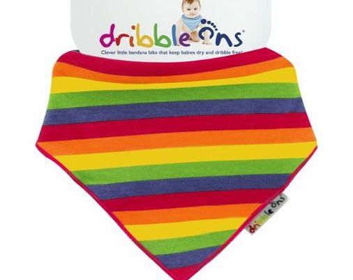DribbleOns Dribble Ons Designer with Rainbow Stripes (Multi-Coloured)