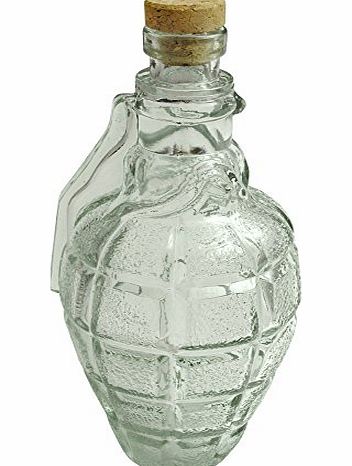 Drinks Lab Glass Grenade Decanter, Transparent