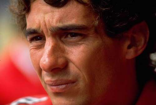 Ayrton Senna close up at testing Imola 1990 Poster - Extra Extra Large (100cm x 150cm)
