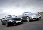 Driving Bentley Continental v Aston Martin AMV8 Driving Experience