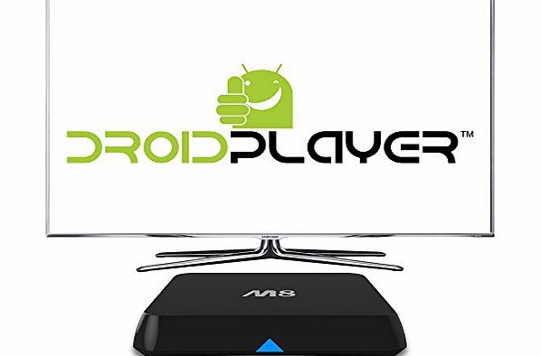 DroidPlayer M8 Quad Core Android (Kit Kat 4.4) TV Box Streaming Media Player