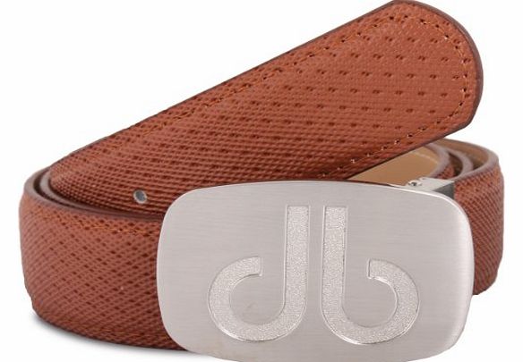 Druh Belts Druh Players Collection Leather Golf Belt - One Size - Brown (Tan)