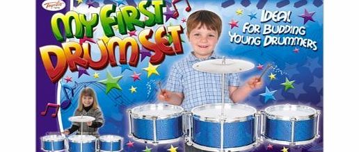 Drum Kit Childrens My First 1st Drum Kit Drums and Stool Set Musical Toy Instrument