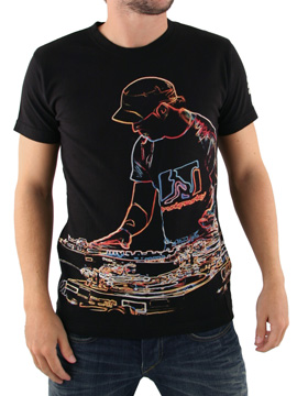 Black Neon DJ T-Shirt