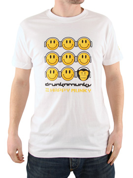 White Smiley T-Shirt