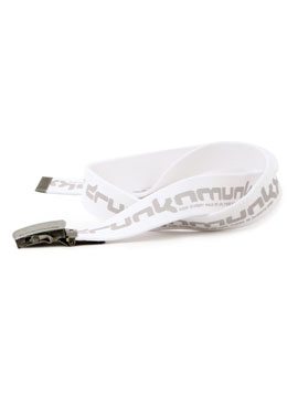 Drunknmunky White Webbing Belt