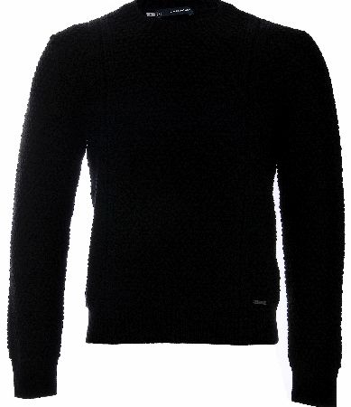 Dsquared Knitted Wool Jumper Black