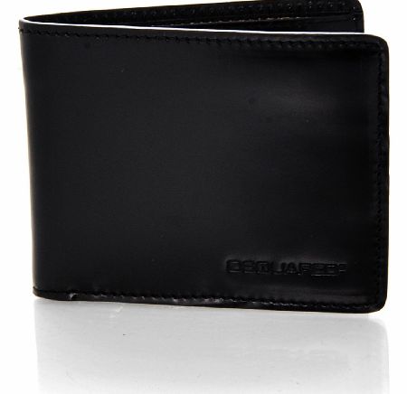 Dsquared Logo Brushed Leather Wallet