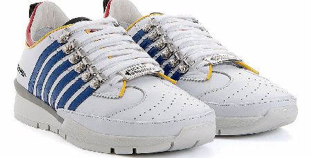 Multi-Colour Mens Leather Sneakers
