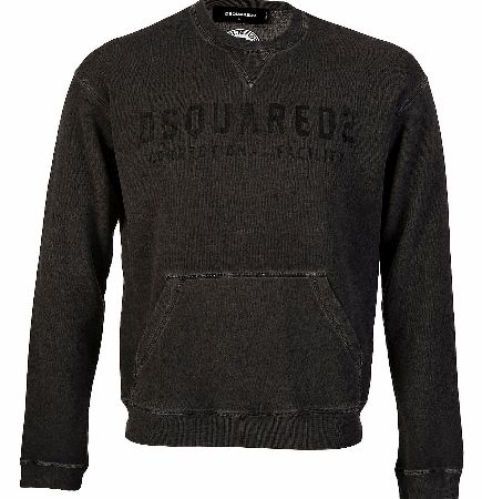 Dsquared Patch Pocket Grey Sweatshirt