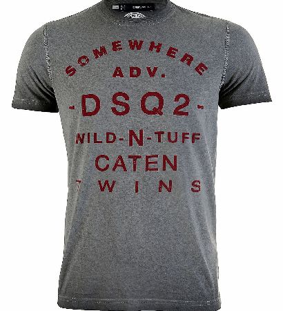 Dsquared Washed Cotton ``Wild N Tuff`` Caten
