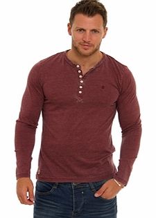Long Sleeved Henley T-Shirt