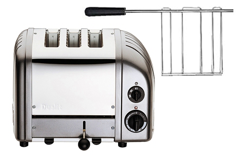 Dualit 2 1 Combi Metallic Charcoal Toaster