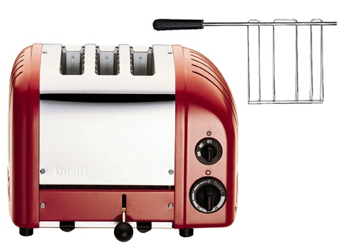 2 1 Combi Red Toaster