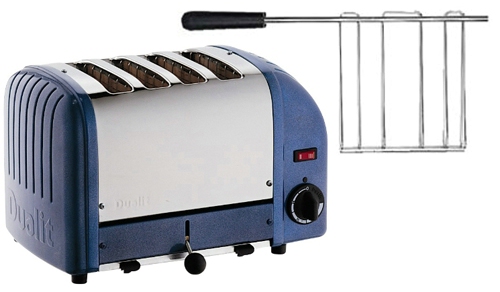 2+2 Combi Metallic Blue Toaster