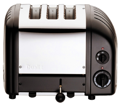 Dualit 3 Slot Black Toaster