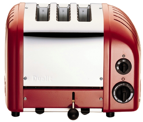 Dualit 3 Slot Red Toaster
