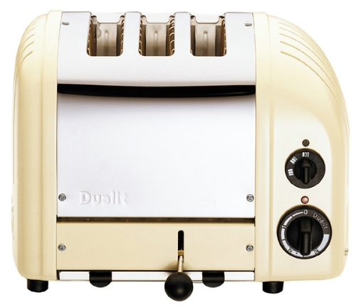 Dualit 3 Slot Utility Cream Toaster