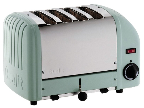 4 Slot Mint Green Toaster