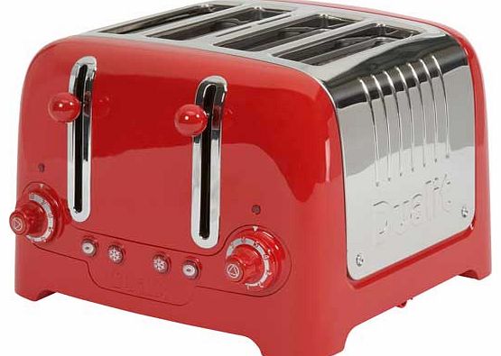 Dualit DPP4 4 Slice Lite Toaster - Red