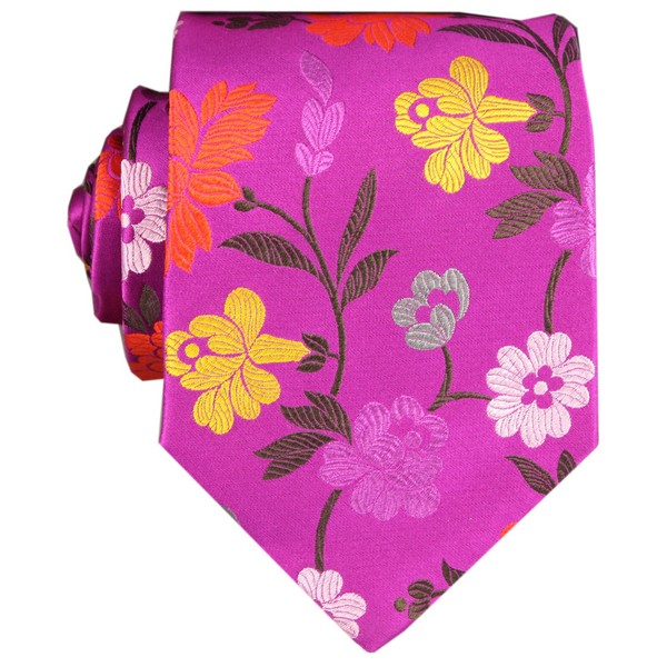 Tudor Cutout Floral Tie by