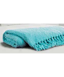 Duck Egg Feather Throw