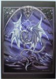 Dufex Craft Products Dufex postcard, picture print, topper - White Dragon