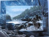 Dufex Craft Products Large Dufex picture print, topper - Edge of the World, wolves