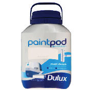 Dulux Paintpod Matt White Cotton 5L