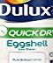 Dulux Quick Dry Eggshell Paint, 2.5 L - Pure Brilliant White
