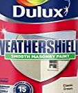 Dulux Weather Shield Smooth Masonry Paint, 5 L - Classic Cream