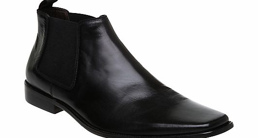 Dune Arkwright Leather Chelsea Boots, Black
