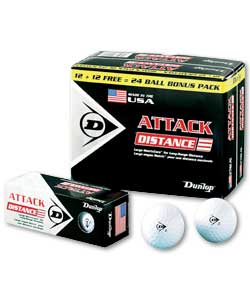 Dunlop Attack Ti 24 Ball Pack