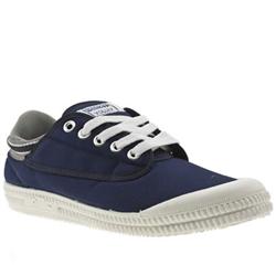 Male Volley Fabric Upper in Navy